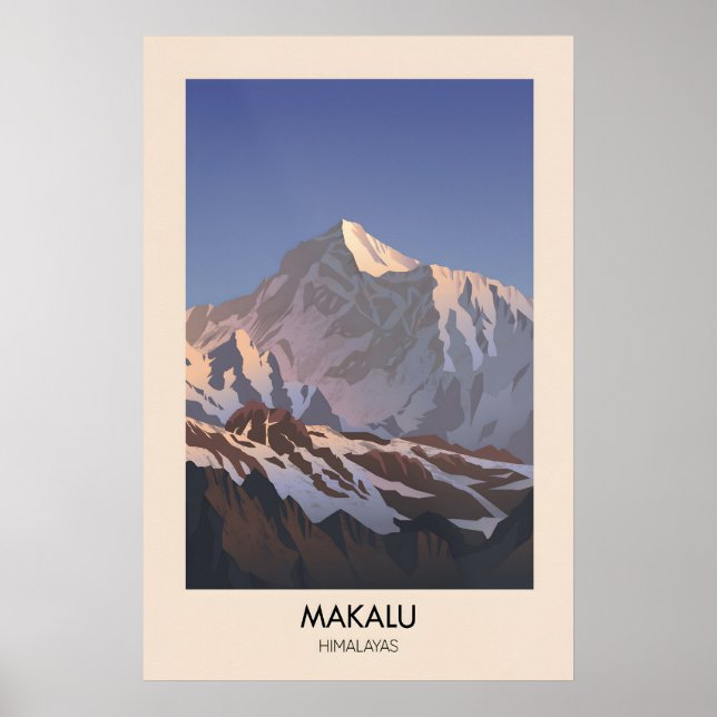 Makalu Mountain Himalayas Poster (Front)