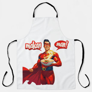 Makan Man - Singapore Apron
