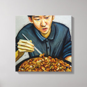 Makan Time - Wrapped Canvas Art Print