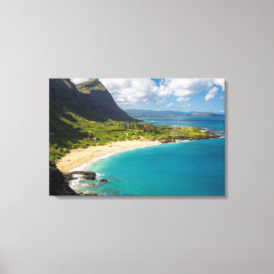 Makapuu Beach Coastline Canvas Print