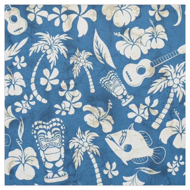Makapuu Beach Hawaiian Batik Fabric (Swatch)
