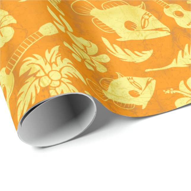 Makapuu Beach Hawaiian Batik Wrapping Paper (Roll Corner)