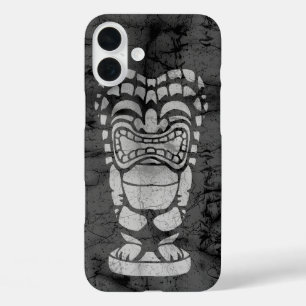 Makapuu Beach Hawaiian Laughing Tiki Batik iPhone 16 Plus Case