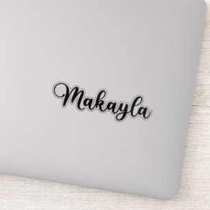 Makayla Name - Handwritten Calligraphy