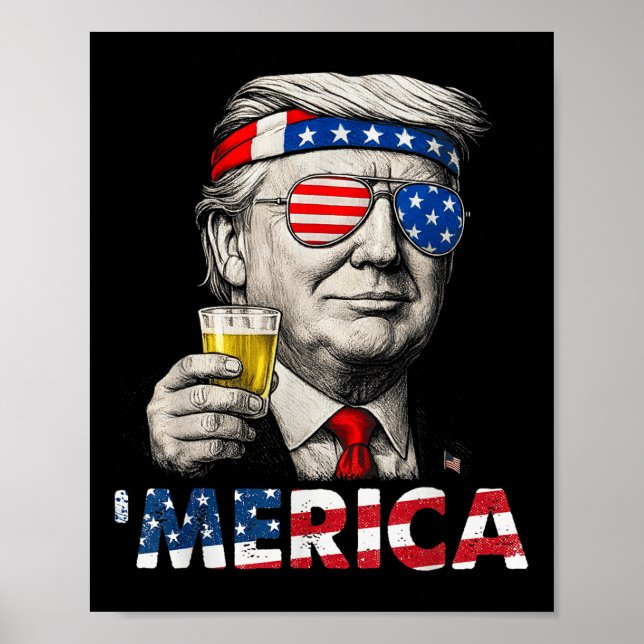 Make 4th Of July Great Again Shirts Patriotic 4th  Poster (Front)
