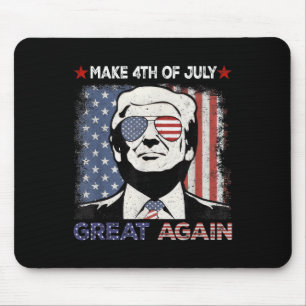 Make 4th Of July Great Again Trump Men Women 2 Sid Mouse Mat