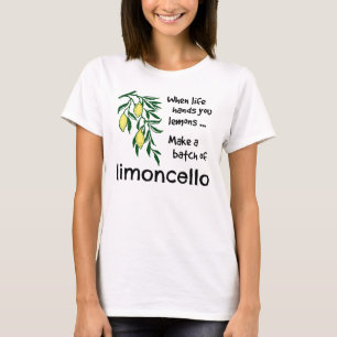Make a Batch of Limoncello Lemon Liqueur T-Shirt