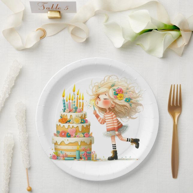 Make A Birthday Wish Paper Plate (Wedding)