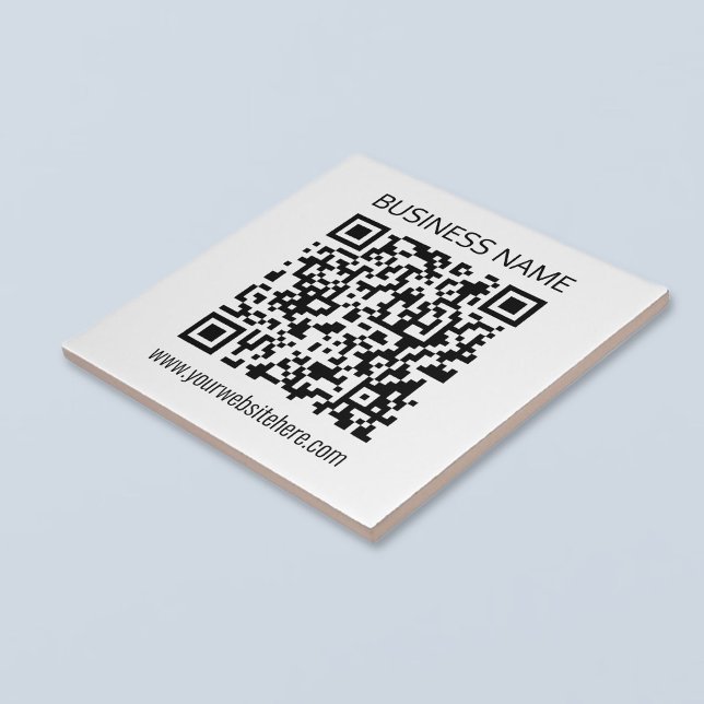 Make a Business QR Code Instantly & Editable Text Tile (Creator Uploaded)
