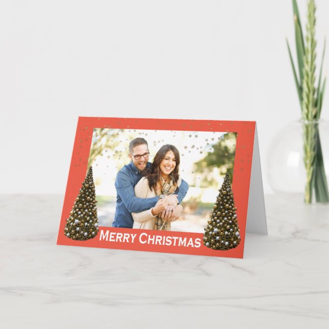 Make a Christmas Card Photo on Christmas Card (Front)