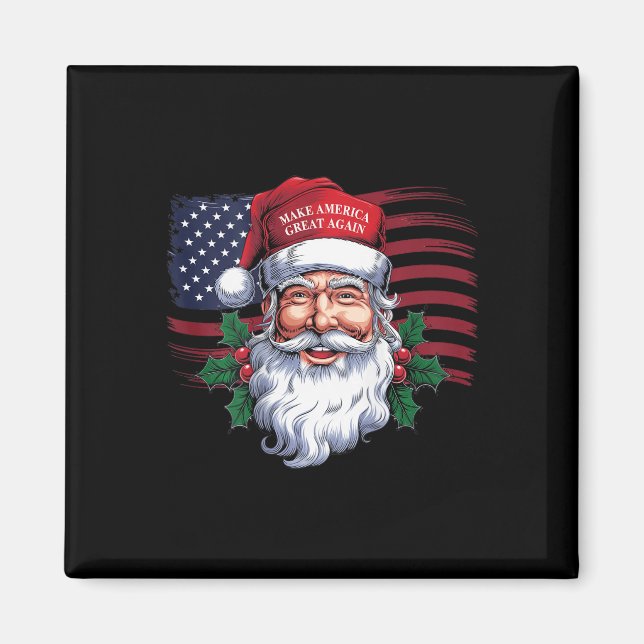 Make A Christmas Great Again Xmas Trump Pyjamas (o Magnet (Front)