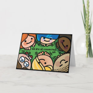 make a connection. card