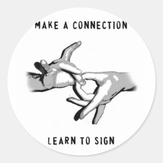 Make a Connection Learn to Sign STICKERS