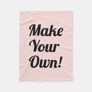 Make a Custom Printed Fleece Blanket