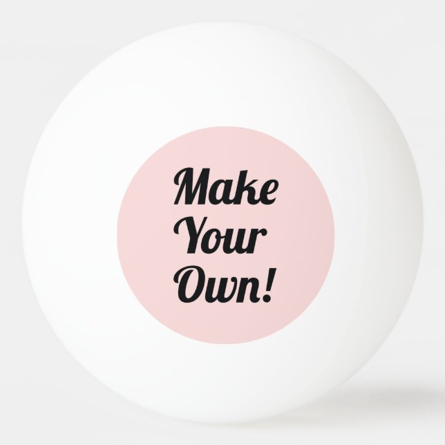 Make a Custom Printed Ping Pong Ball (Front)