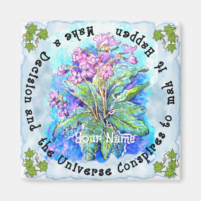 Make A Decision  Magnet (Front)