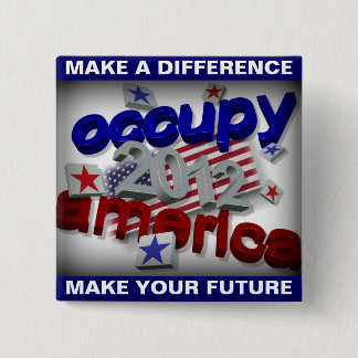 MAKE A DIFFERENCE MAKE YOUR FUTURE 15 CM SQUARE BADGE