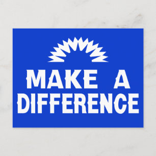 Make a Difference Postcard