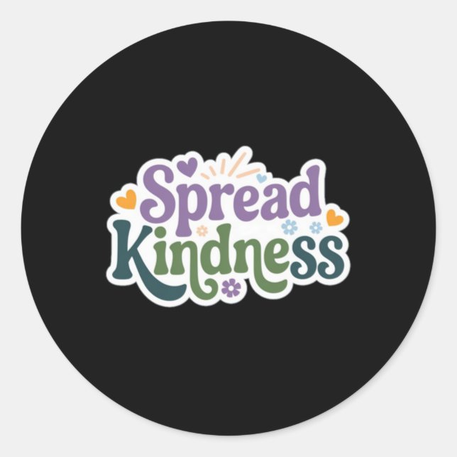 Make A Difference - Spread Kindness Sticker  (Front)