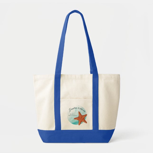 Make A Difference, Starfish Story. Tote Bag (Front)