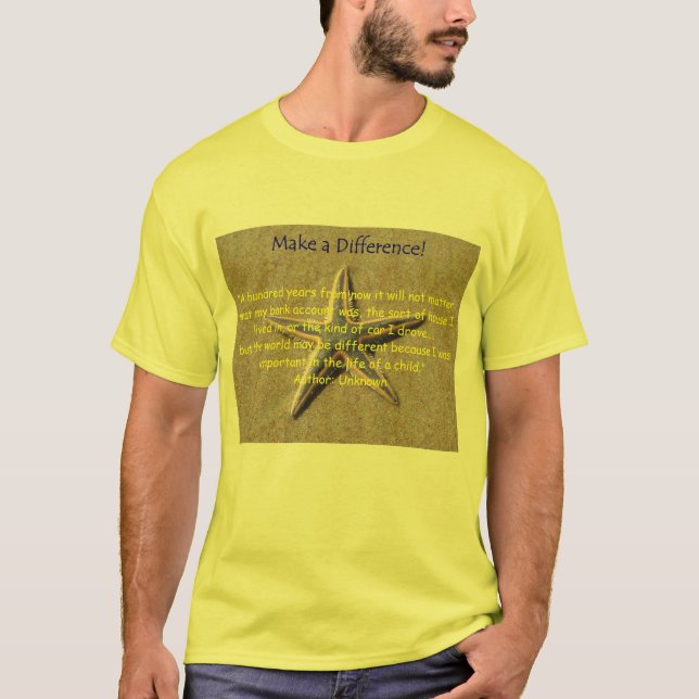 Make a Difference! T-Shirt (Front)