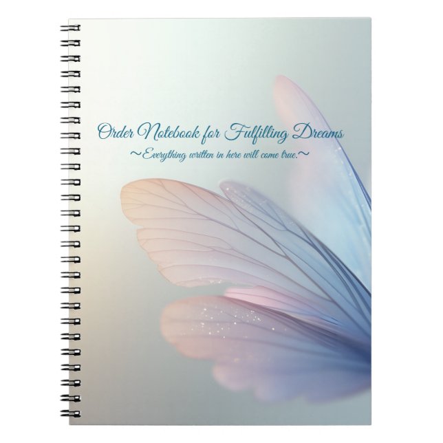 make a dream come true notebook (Front)