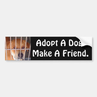 Make A Friend Bumper Sticker