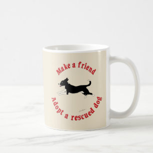 Make A Friend - Mutts Coffee Mug