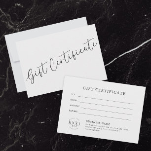 Make A Gift Certificate   Clean Business Gift Card