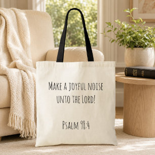 Make a Joyful Noise Blessings Tote Bag
