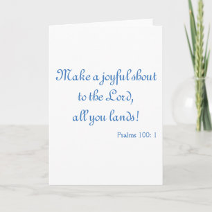 Make a Joyful Shout Card