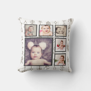 Make a Personalised Photo Template Arrow Pattern Cushion
