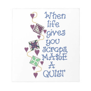 Make A Quilt Notepad