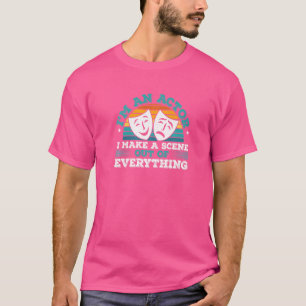 Make A Scene Musical Theatre Theatre Thespian   T-Shirt