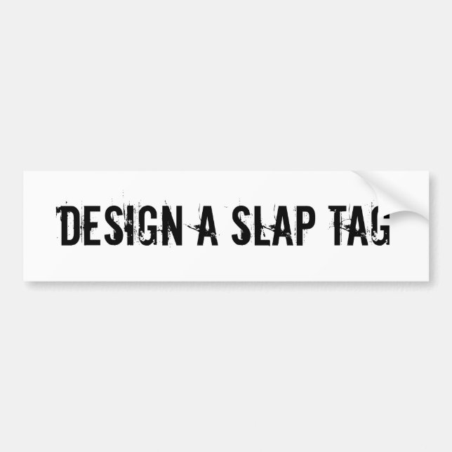 Make a Slap Tag Design Sticker Graffitti (Front)