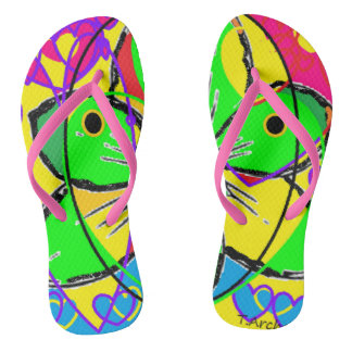 Make a splash in the boldest brightest colours flip flops