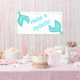 Make a Splash! Mermaid Party Banner