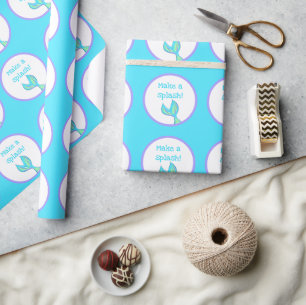 Make a Splash! Mermaid Wrapping Paper