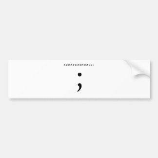 Make A Statement Bumper Sticker