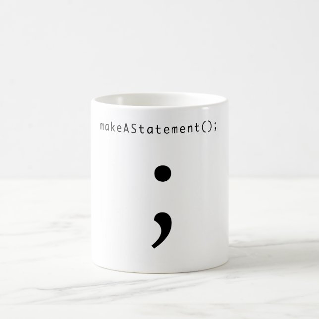 Make A Statement Coffee Mug (Center)