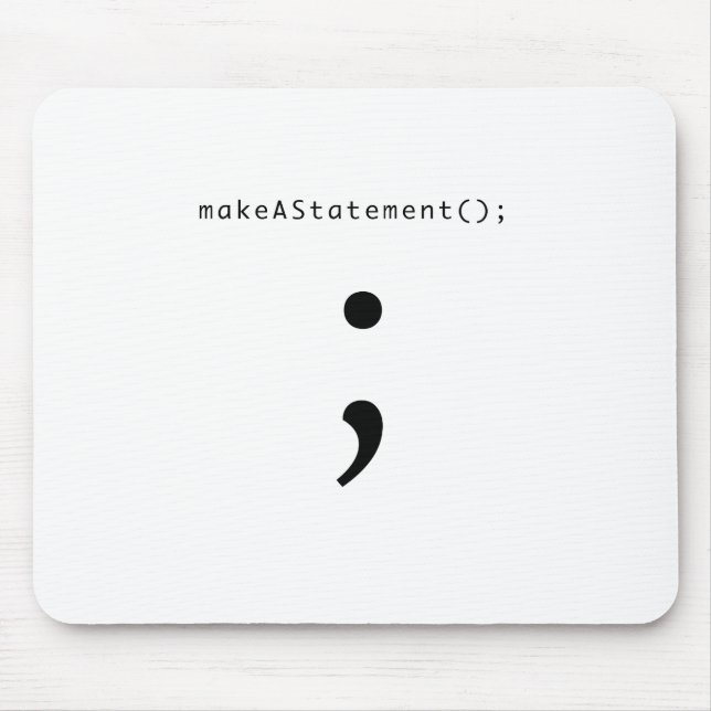 Make A Statement Mouse Mat (Front)