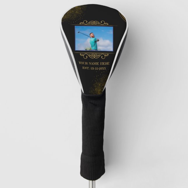 Make a Statement on the Course: Custom Golf Club  Golf Head Cover (Front)