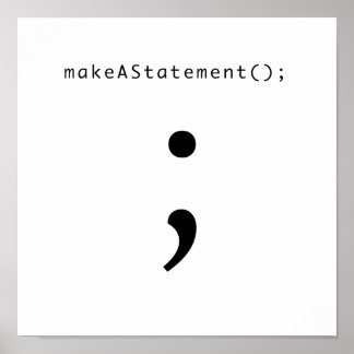 Make A Statement Poster