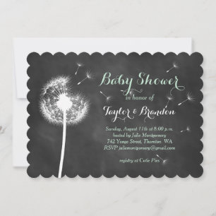 Make a Wish! Couple's Shower Invitation (mint)