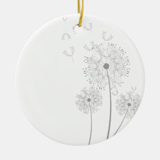 Make A Wish Dandelion Ceramic Tree Decoration