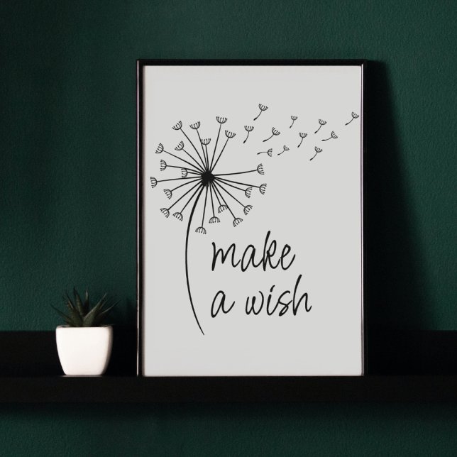 Make a Wish Dandelion Clock. Photo Print (Creator Uploaded)