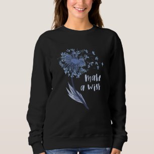Make a wish Dandelion Flower Sweatshirt