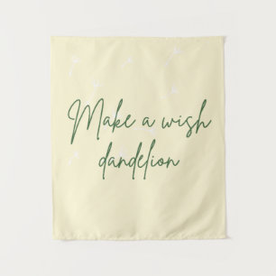 Make a Wish Dandelion Tapestry