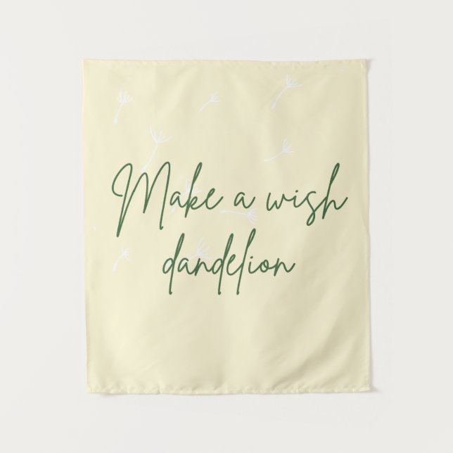 Make a Wish Dandelion Tapestry (Front)