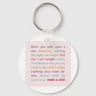 Make a Wish Key Ring